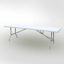 שולחן מלבני מתקפל באורך 240 ס"מ חזק במיוחד! עמיד לאורך זמן